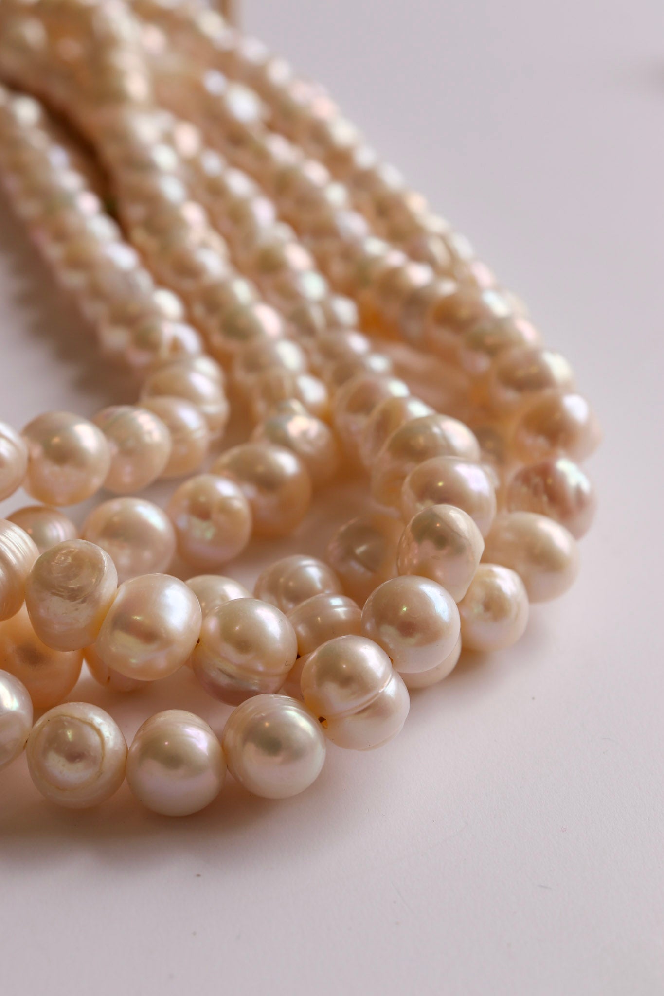 Collar Perlas Blancas