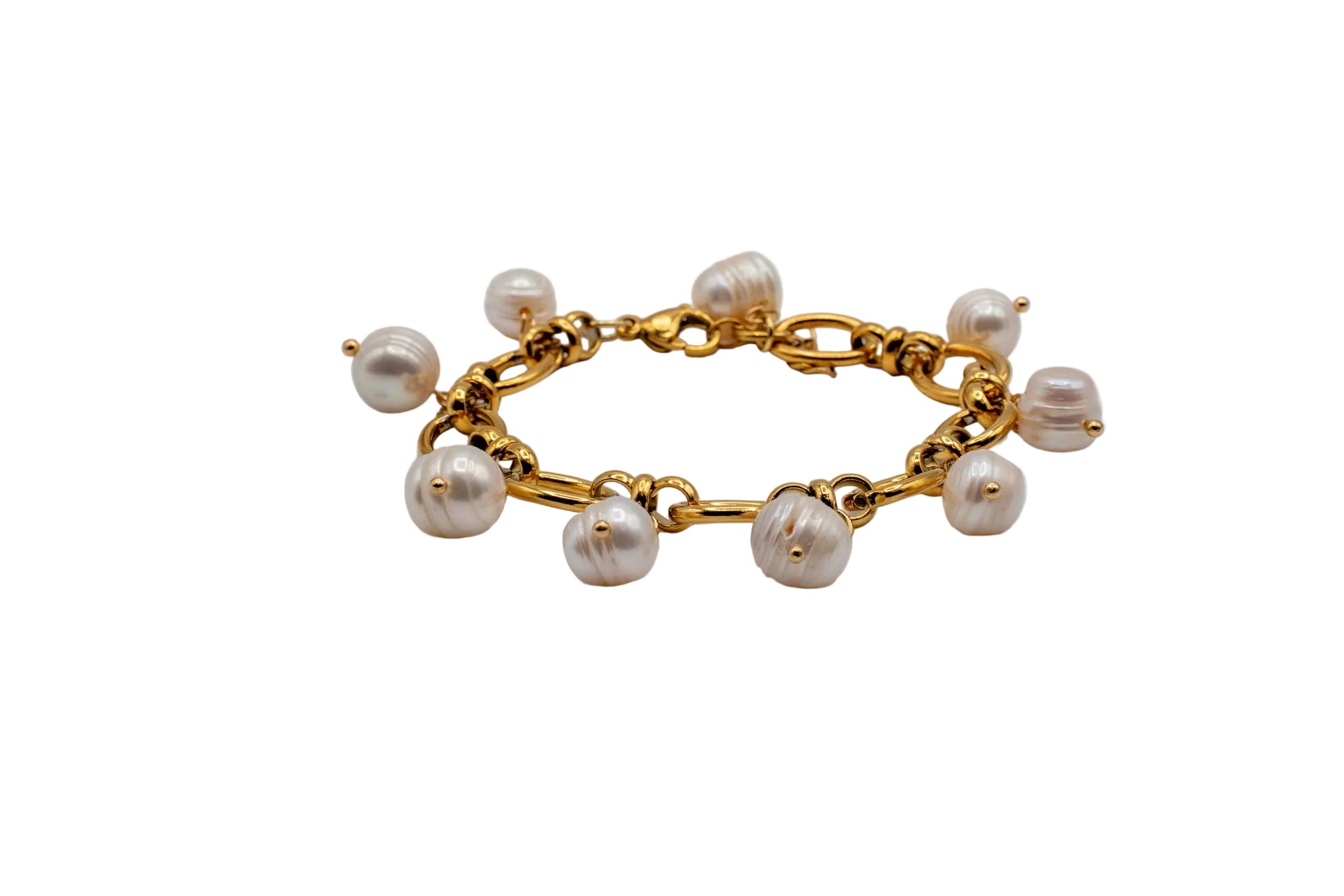 Pulsera Eliana Perlas Blancas