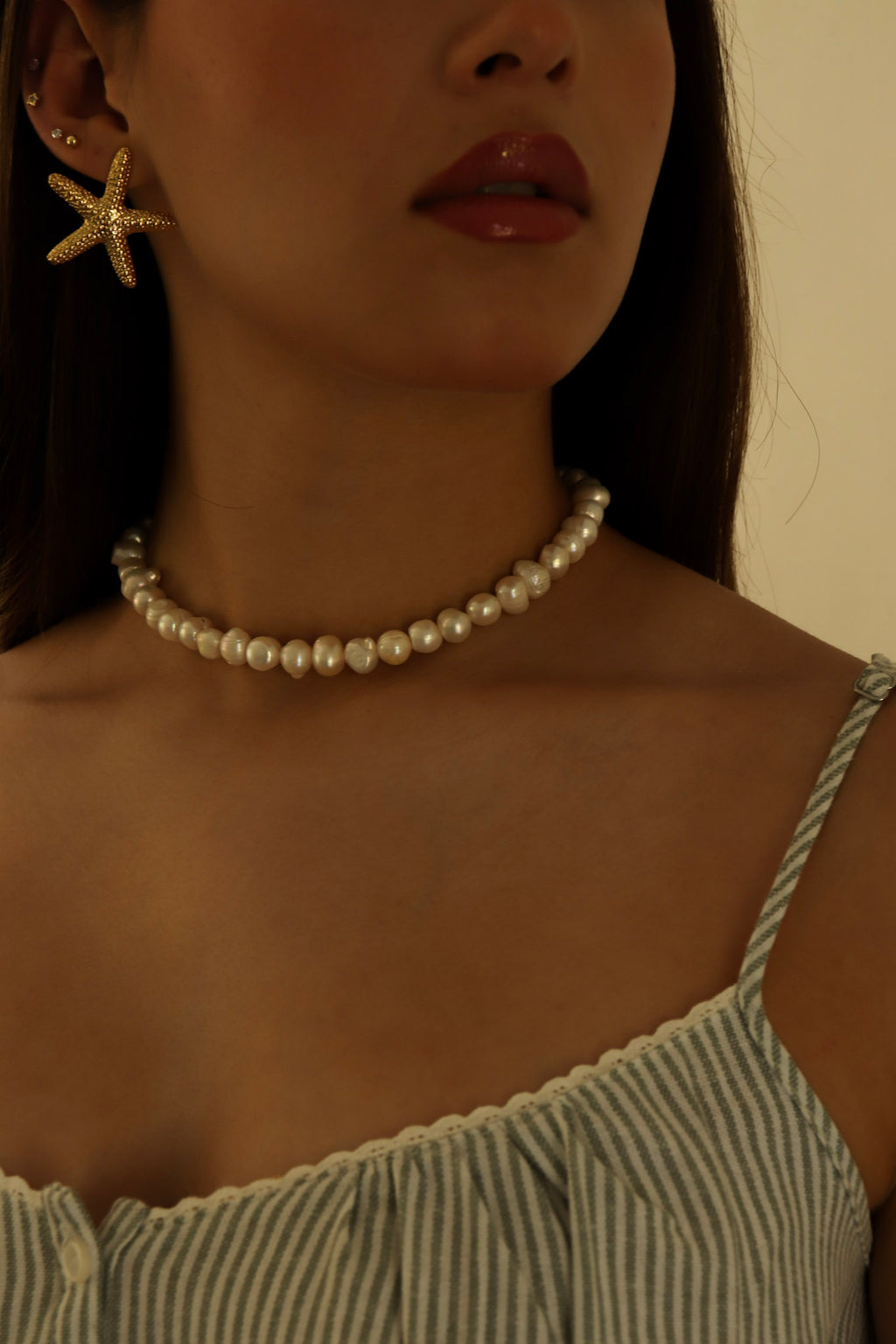 Collar Perlas Blancas