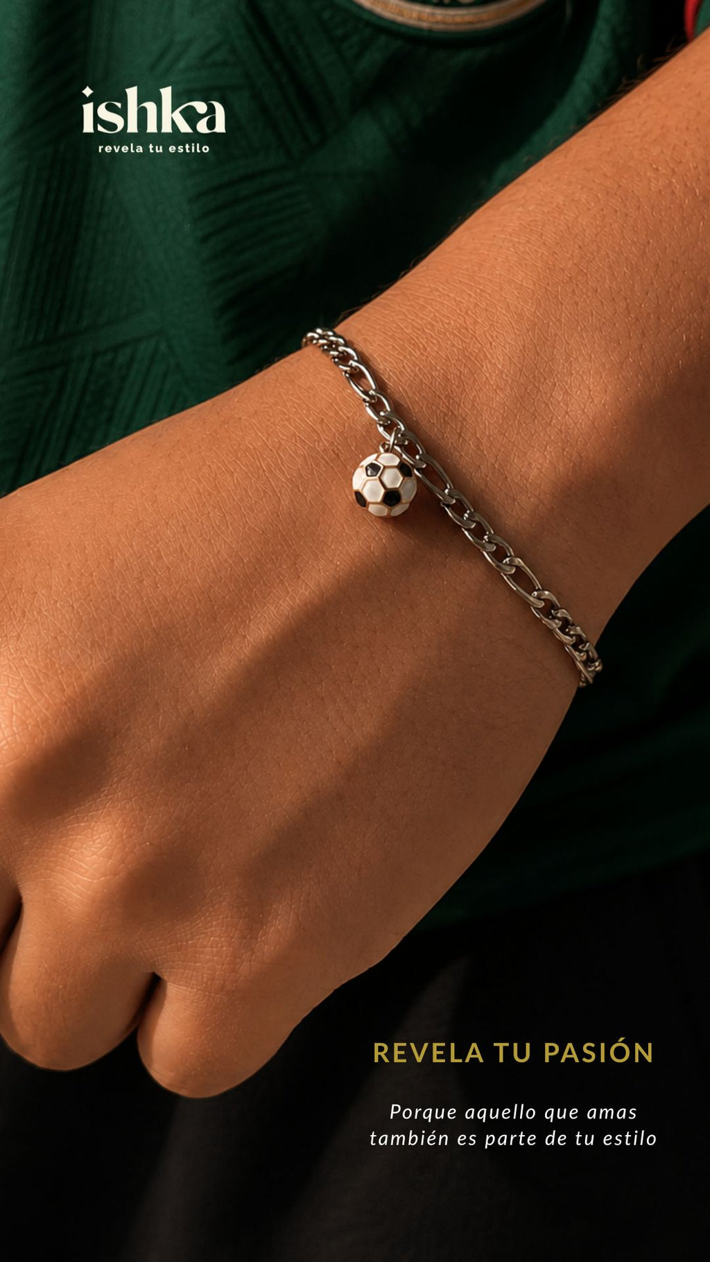 Pulsera balón blanco chico