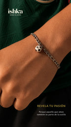 Pulsera balón blanco chico
