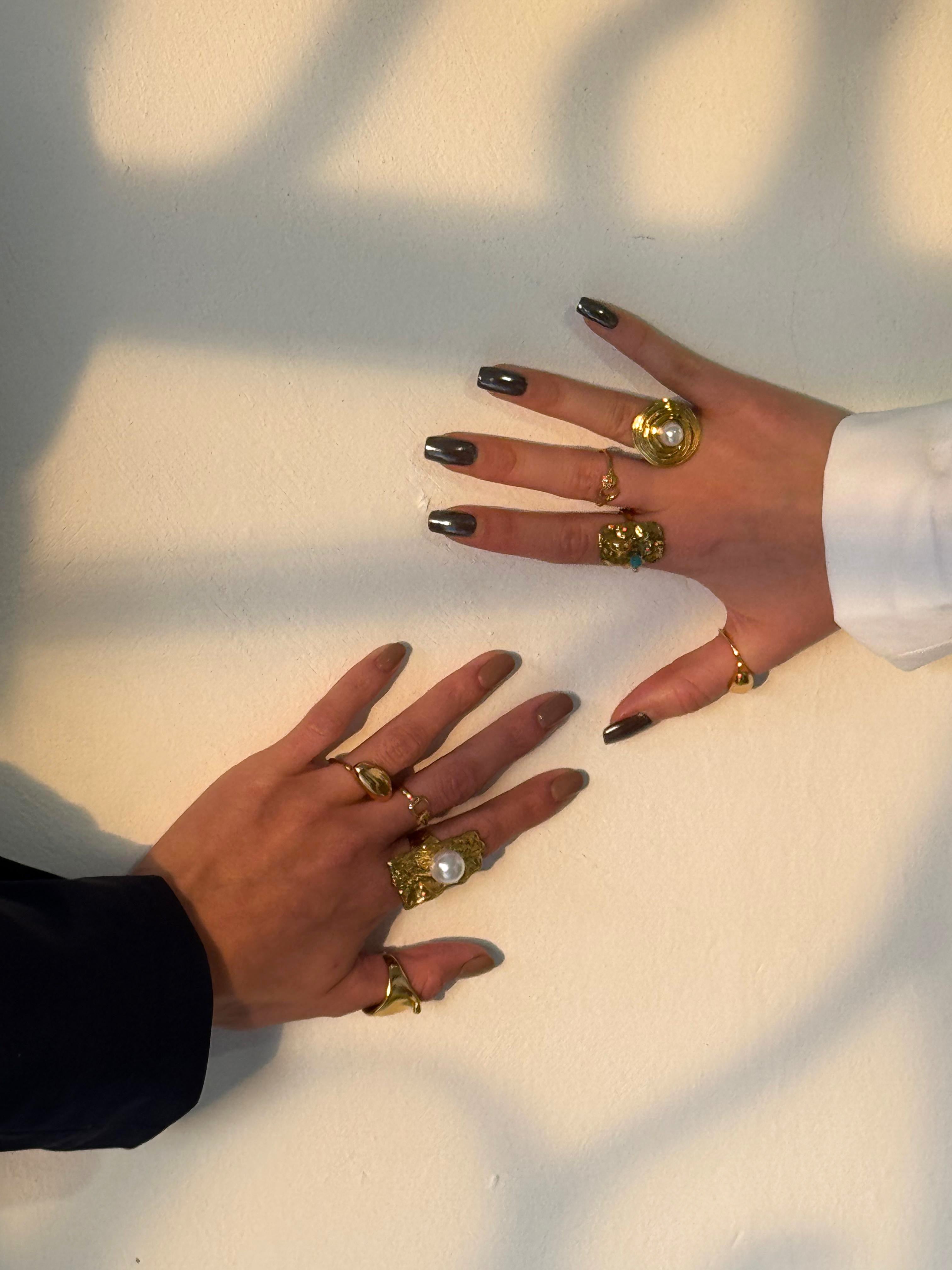 Anillo Pearl Abstract