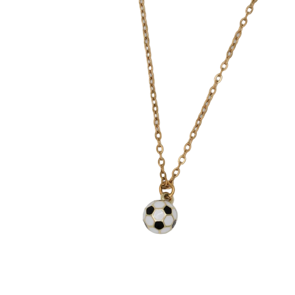 Collar balón blanco chico