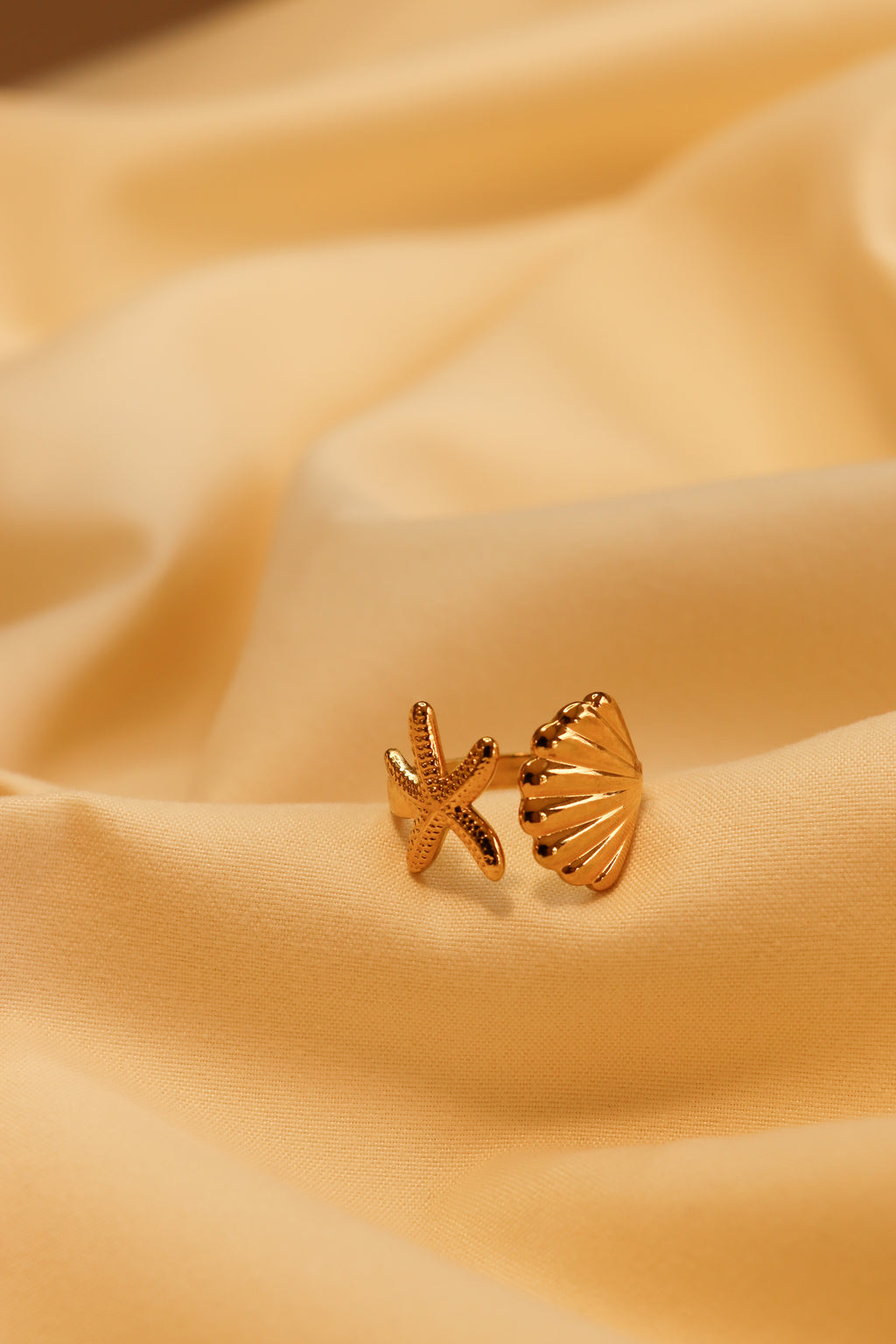 Anillo Star & Shell