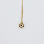 Collar balón dorado chico