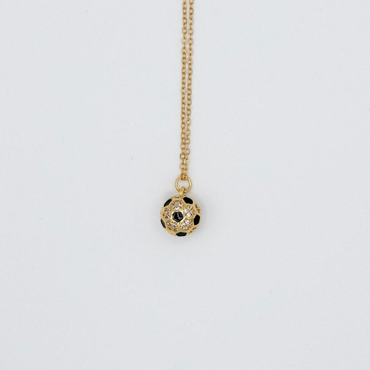 Collar balón dorado chico